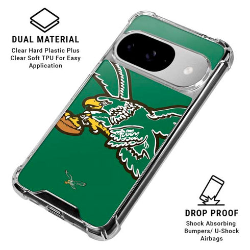 NFL Philadelphia Eagles Retro Logo Google Pixel 10 Clear Case